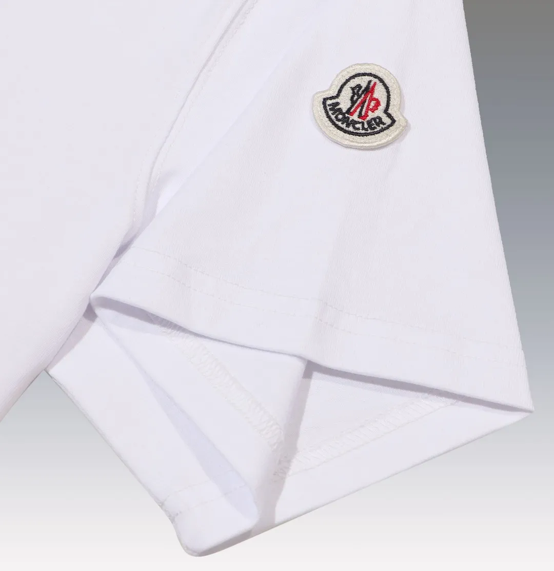 《Moncler~ 》2024New Arrival Quality T , Versatile Quality ！ ‼ 32 250G ‼ ， ， ， ， T 🤪 Sizes：S-M-L-XL-2XL ：Black，White， Same Style